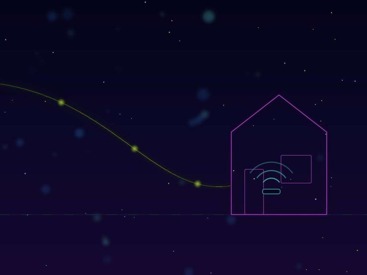 Técnico de Connect Star instalando fibra óptica